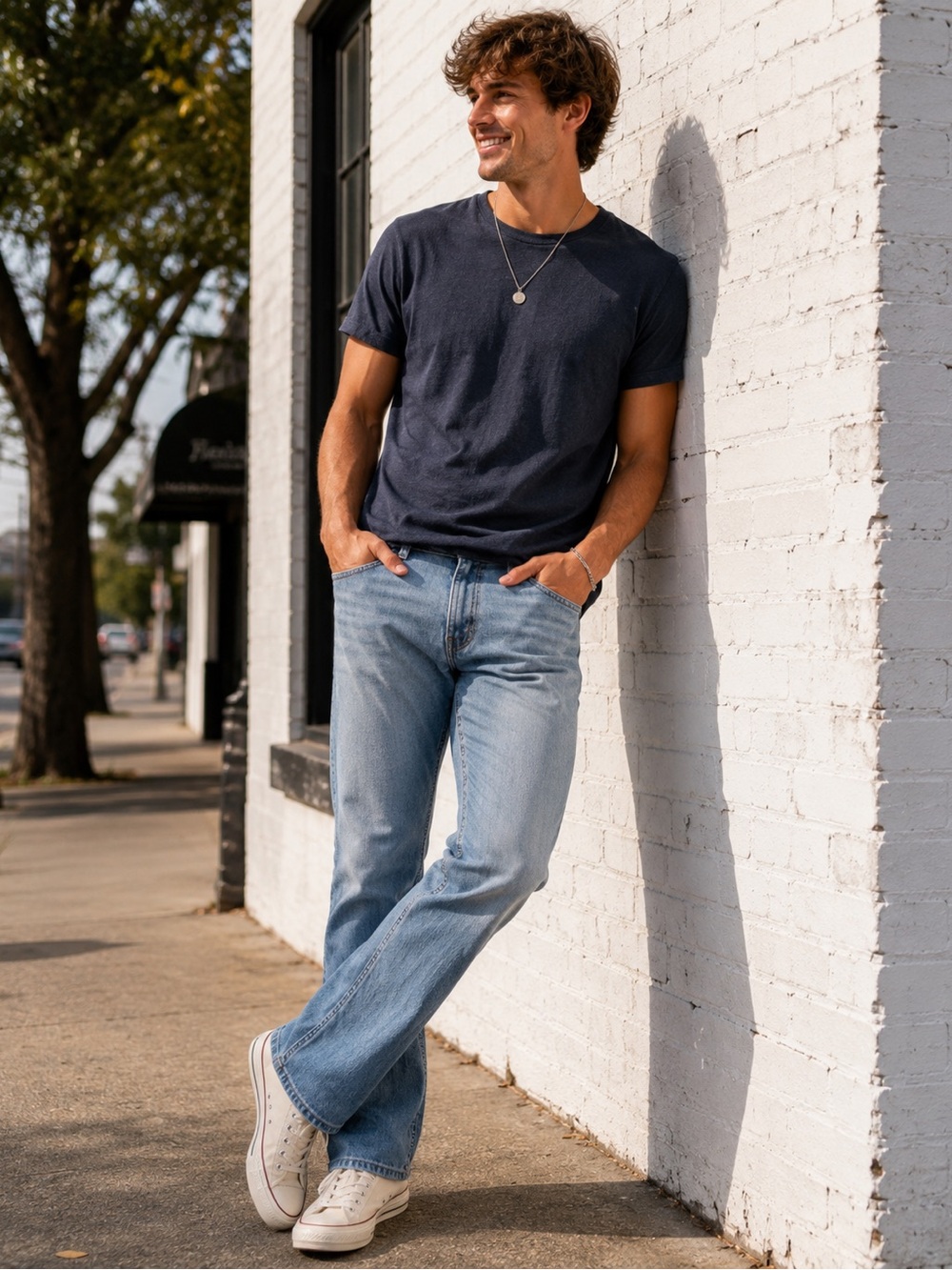 Levi's 527 Slim Bootcut Denim Jeans - Size 33x32